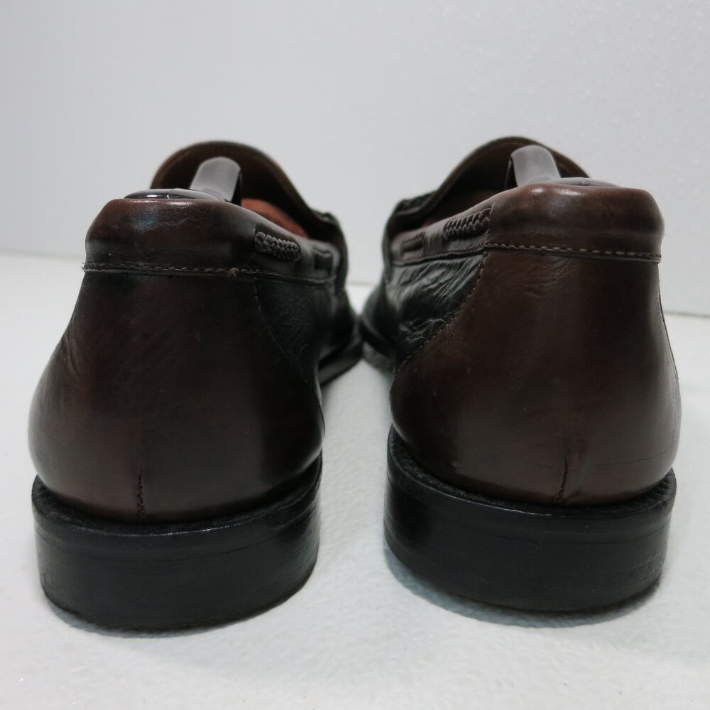 Johnston & Murphy Kiltie Tassel Leather Dress Moccasin Loafers Men's Shoes 10.5 - Picture 5 of 7